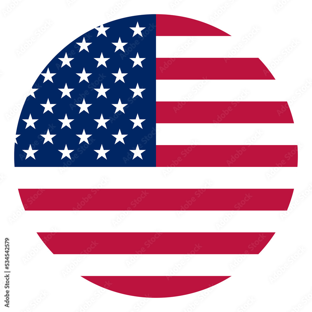 American Flag, US Flag, USA Flag in tthe Circle Shape. Format PNG American Flag, US Flag, USA Flag in tthe Circle Shape. Format PNG