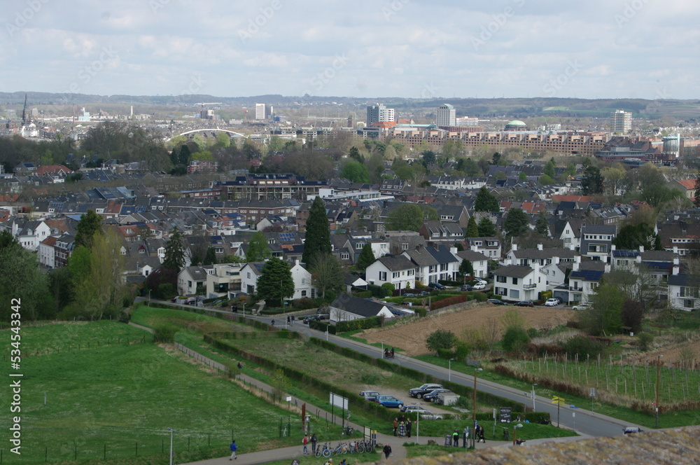 City View from Saint Peter's Fortress in Maastricht, Netherlands