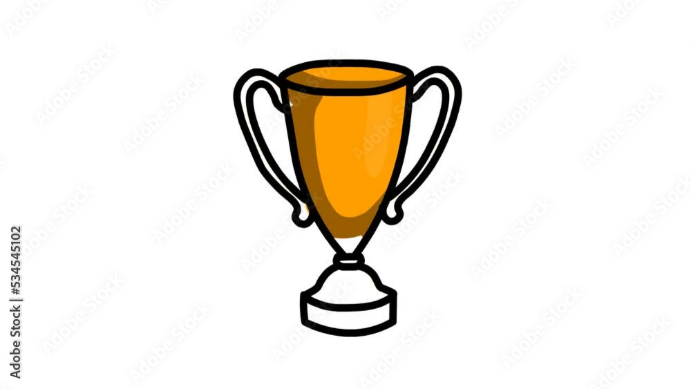 trophies sketch and 2d animation, prizes trophies sketch and 2d animation, prizes