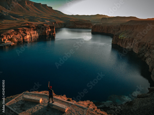 Band_e_amir lake in bamyan this lake is called Band_e_Aybat