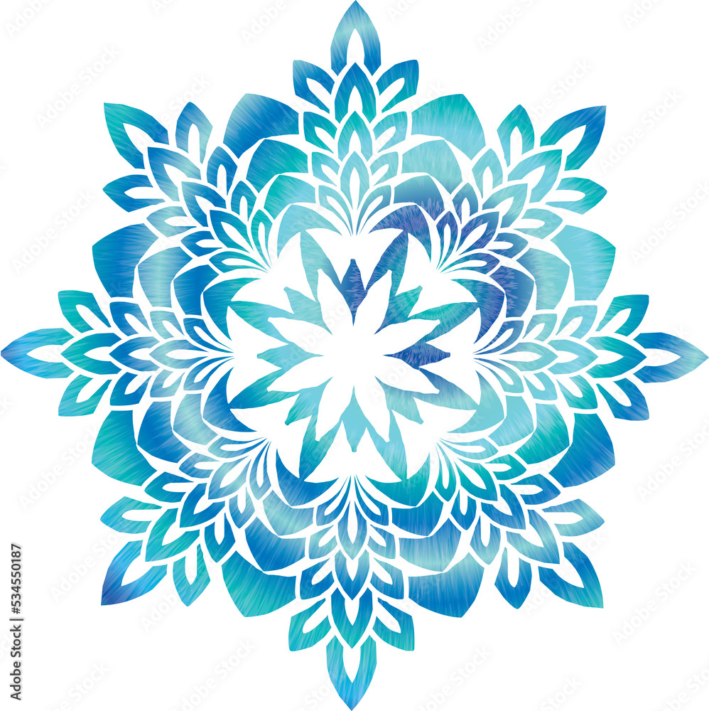 Elegant blue and aqua colored snowflake with spiral texture effect. Isolated blue snowflake
Elegant blue and aqua colored snowflake with spiral texture effect. Isolated blue snowflake