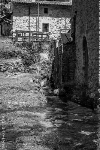 Rasiglia. Small village of the springs. Umbria