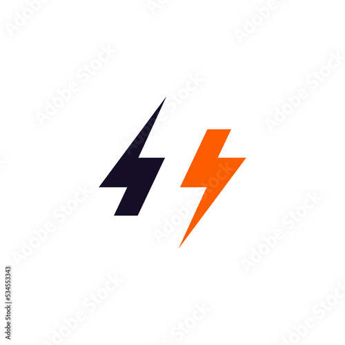 Letter Z thunder logo, Letter Z power logo design