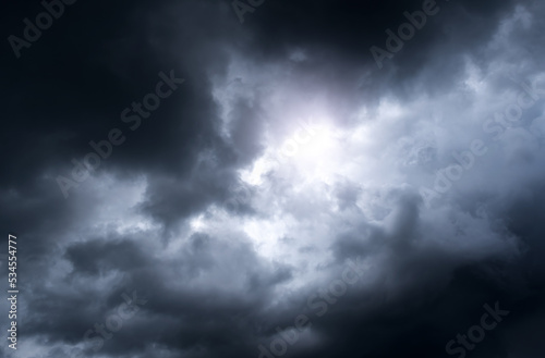 Storm Clouds with a Light