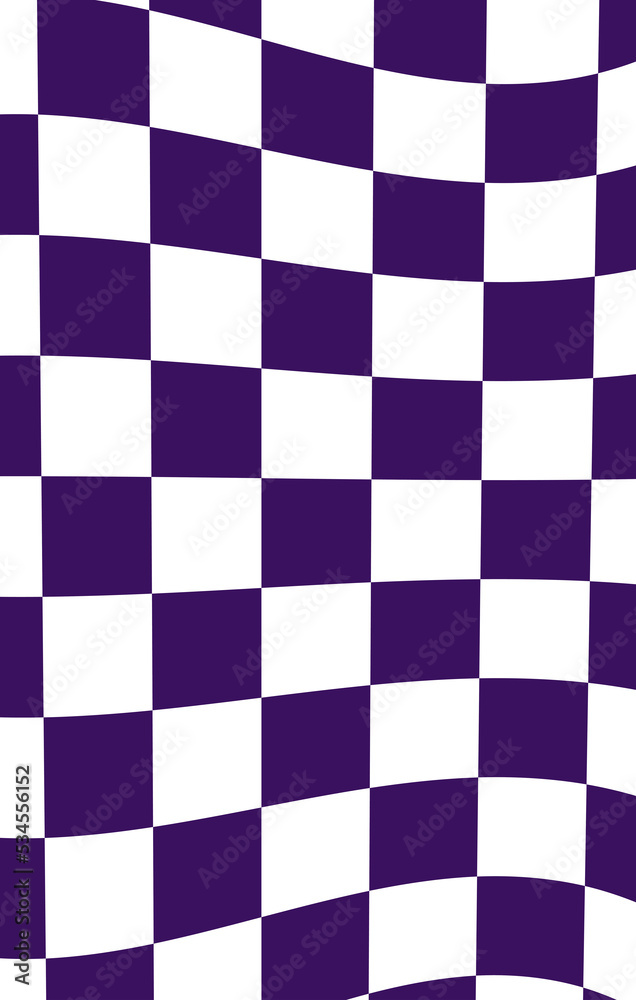 Fototapeta premium aesthetic abstract retro distorted checkers, checkerboard wallpaper decoration