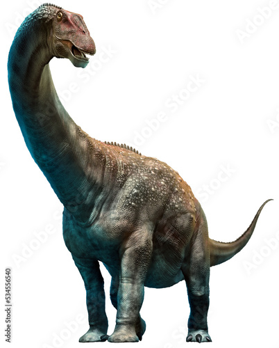 Diamantinasaurus from the Cretaceous era 3D illustration  © warpaintcobra