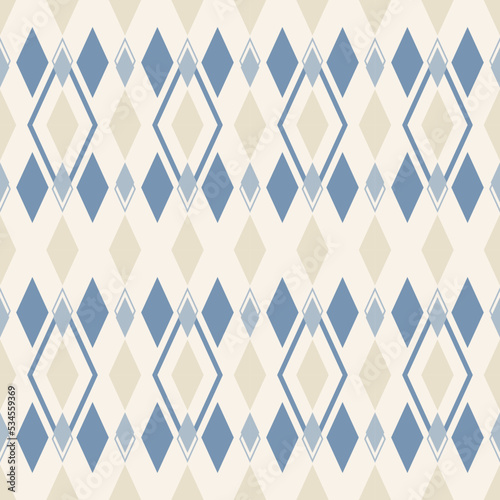 Seamless Diamonds pattern. Vector background. Geometric abstract texture