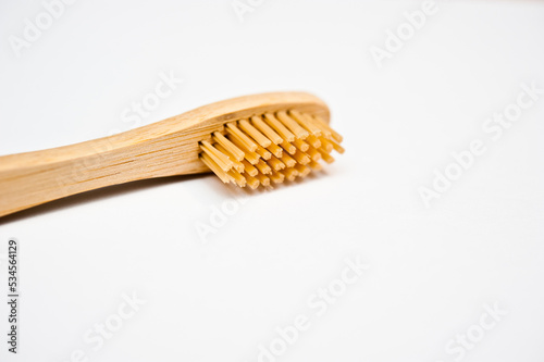 bamboo toothbrush isolated