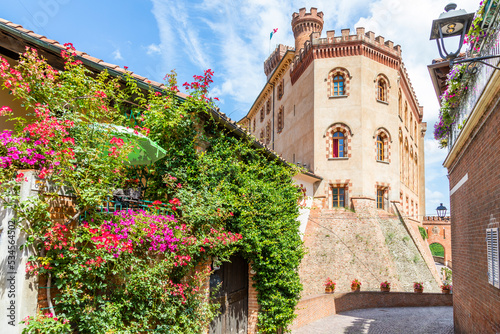 Barolo castle, Unesco site village - Italy