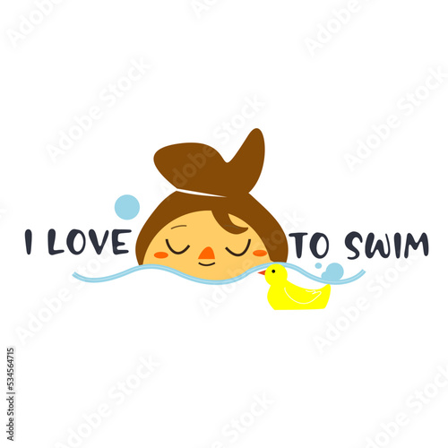 I love to swim