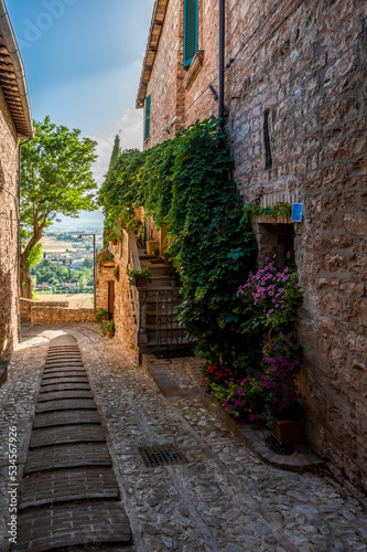 Magic of Spello, an ancient medival village in Umbria © Nicola Simeoni