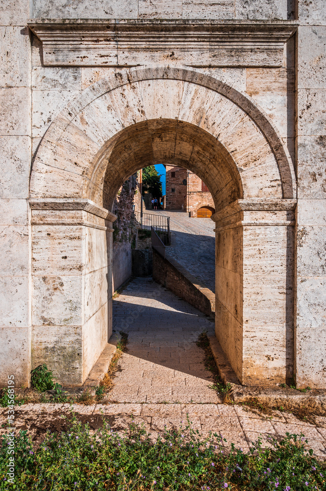 Obraz premium Magic of Spello, an ancient medival village in Umbria