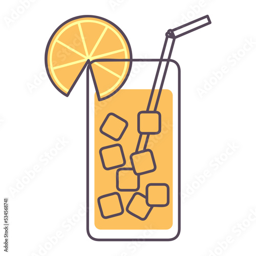 Orange juice icon