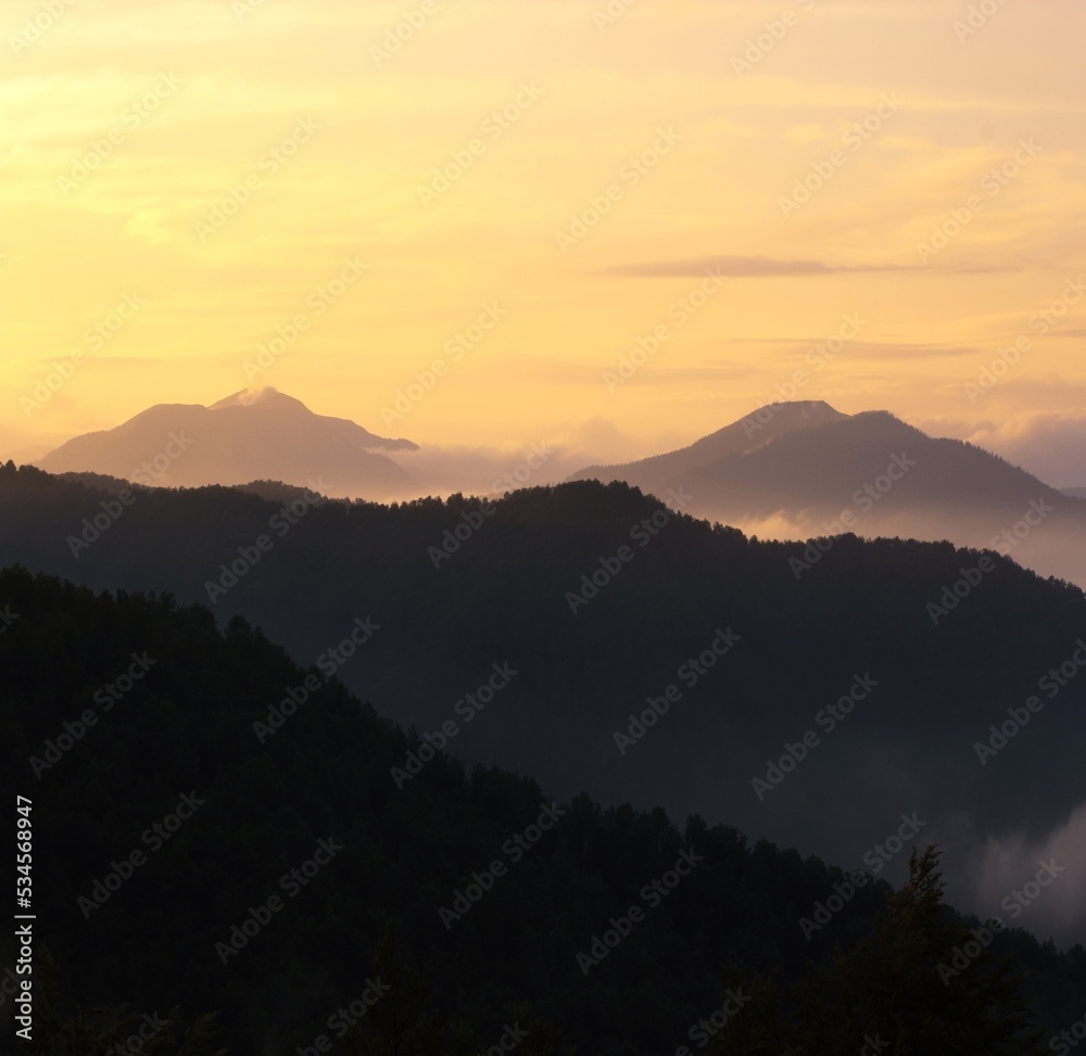 scenic nature scenery, awesome sunset landscape, beautiful morning background in the mountains, Carpathian mountains, Ukraine, Europe scenic nature scenery, awesome sunset landscape, beautiful morning background in the mountains, Carpathian mountains, Ukraine, Europe