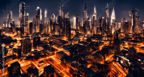 Cityscape By Night © Oblivion VC