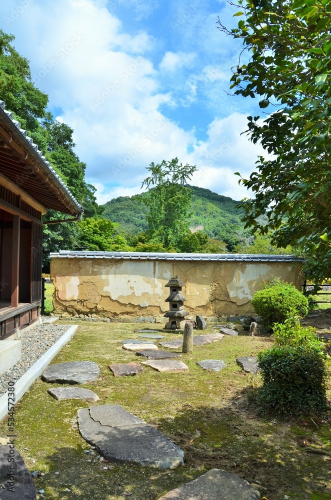 Fototapeta premium 木下利玄生家 土塀