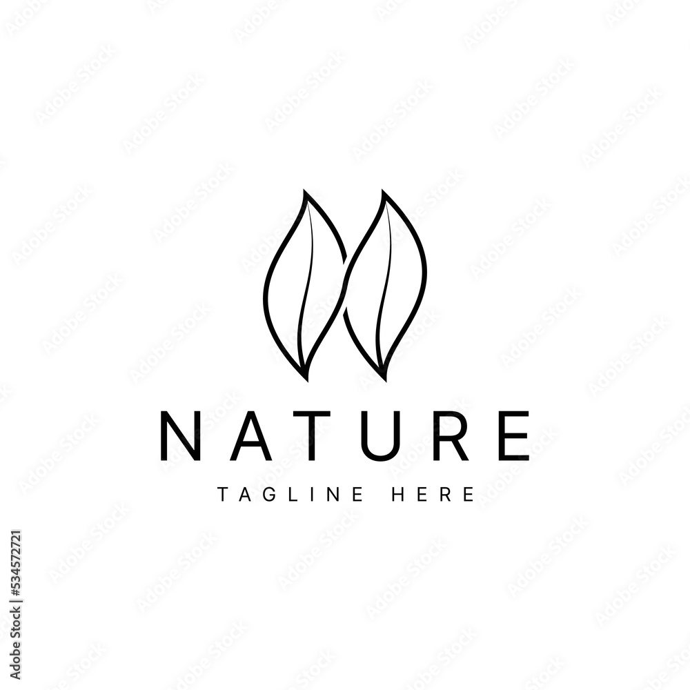 infinity leaf logo design infinity leaf logo design