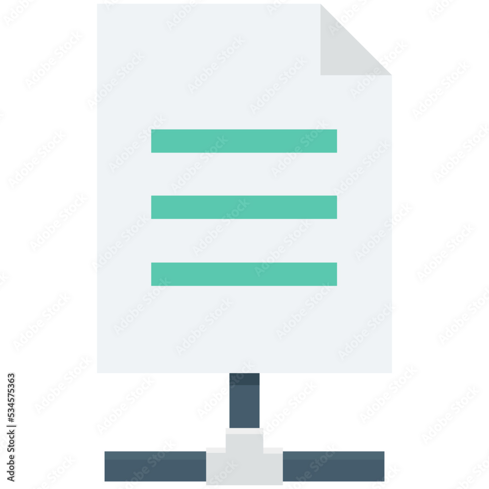 File Sharing Colored Vector Icon