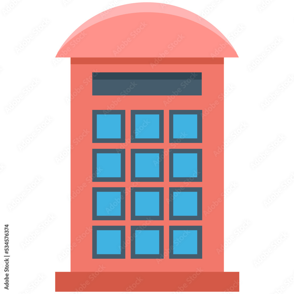 Letterbox Colored Vector Icon
