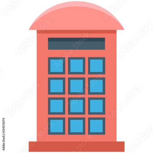 Letterbox Colored Vector Icon