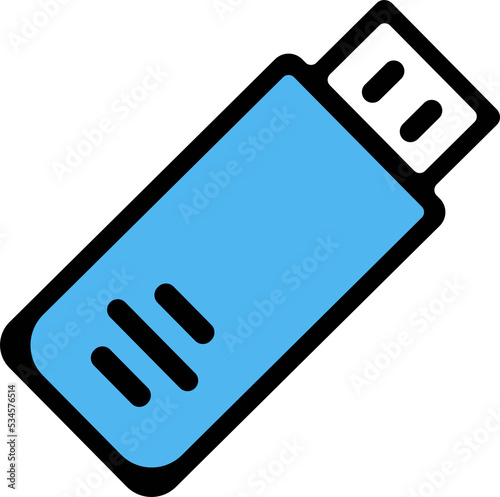 png usb flash icon isolated.