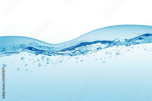Water, water splash isolated on white background