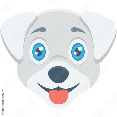 Dog Colored Vector Icon