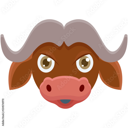 Goat Colored Vector Icon