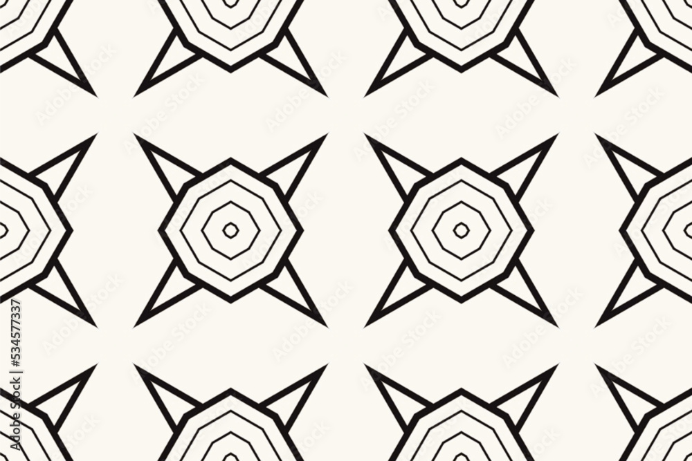 Geometric Japanese seamless pattern Patterns, backgrounds and