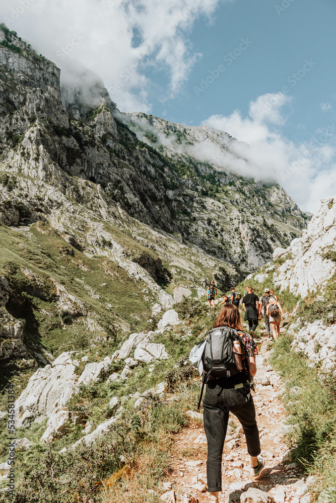 Fototapeta premium hiking in the mountains