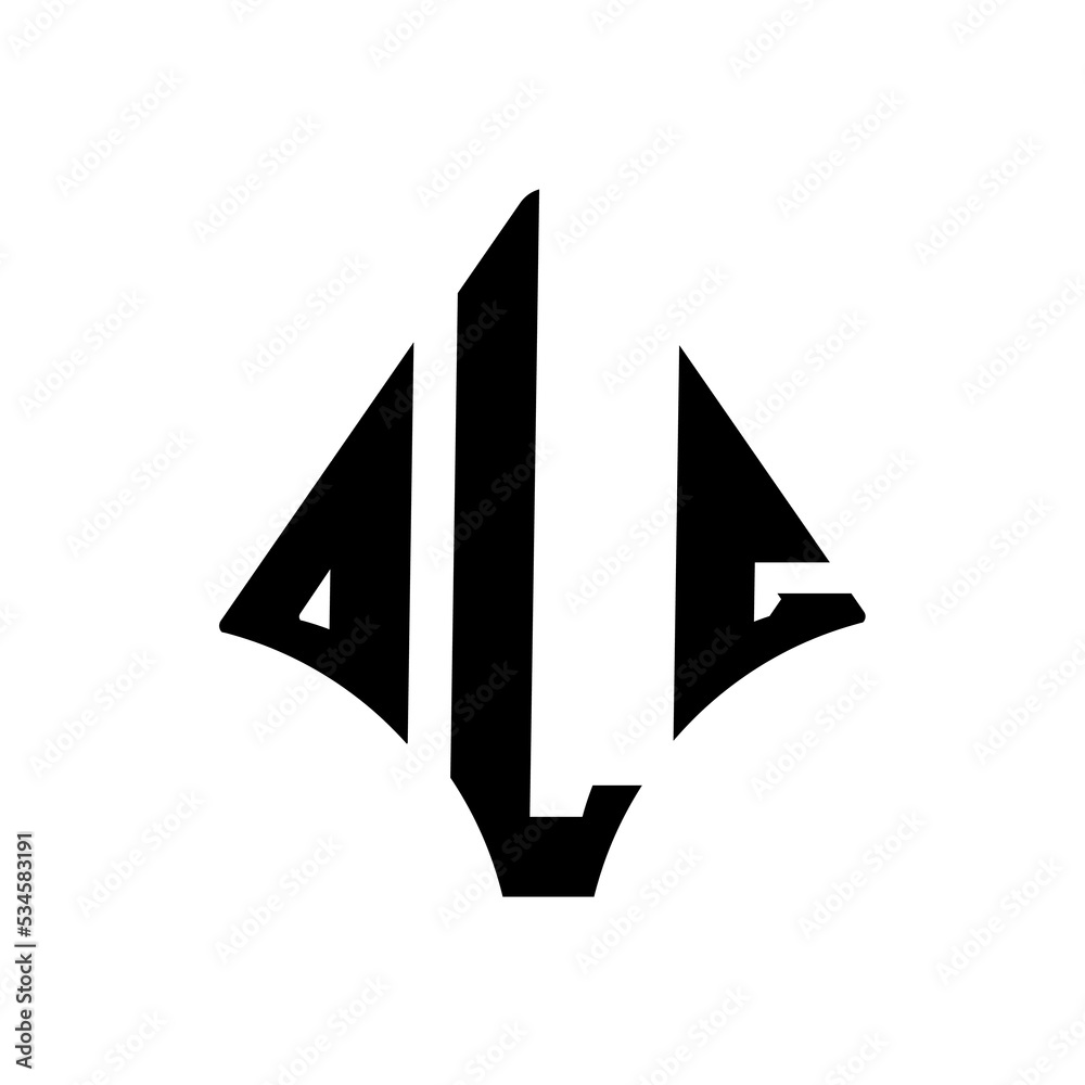 Vecteur Stock DLG logo. DLG letter. DLG letter logo design. DLG modern