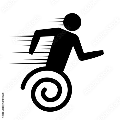走る人のアイコン