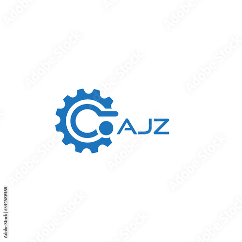 AJZ letter design for logo and icon.AJZ typography for technology, business and real estate brand.AJZ monogram logo.vector illustration. photo