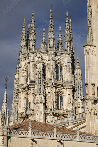 Obraz na płótnie Cimborrio of the Cathedral of Burgos w salonie
