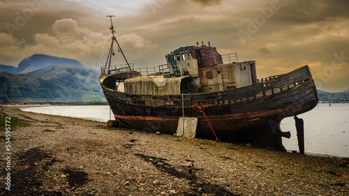 Corpach Shipwreck near Fort william in the Scottish Highlands © RamblingTog