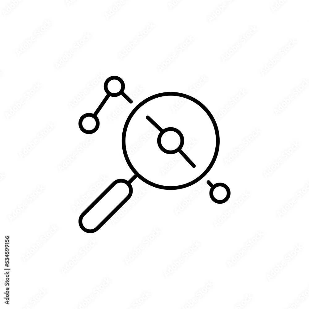 Analysis, business icon. Element of business icon. Thin line icon eps 10 Analysis, business icon. Element of business icon. Thin line icon eps 10