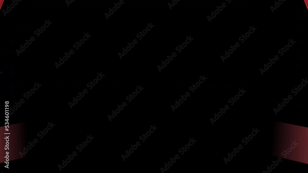 Spotlighted Madagascar flag curtain opens with transparent background, video with alpha channel