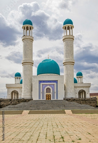 Akmeshit-Syrdarya central mosque in Kyzylorda. Kazakhstan