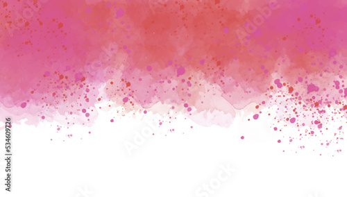 Hand painted watercolor abstract watercolor background. with copy space area. © irfan04