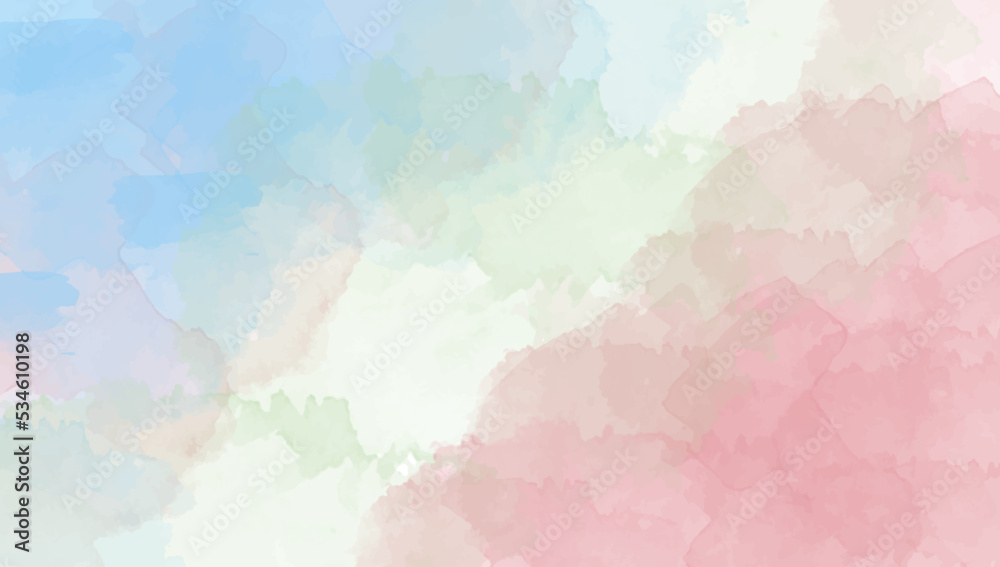 Watercolor stains abstract background, with copy space area.