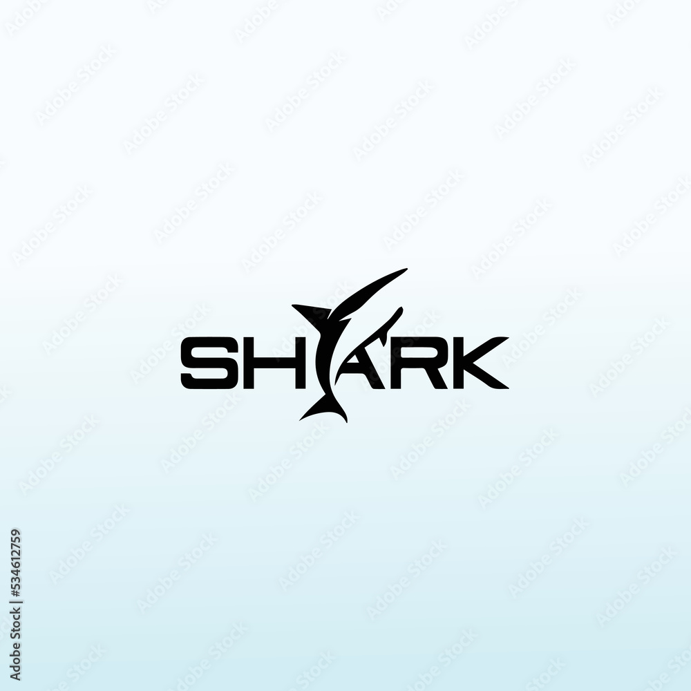 Fototapeta premium The Sharks vector logo design