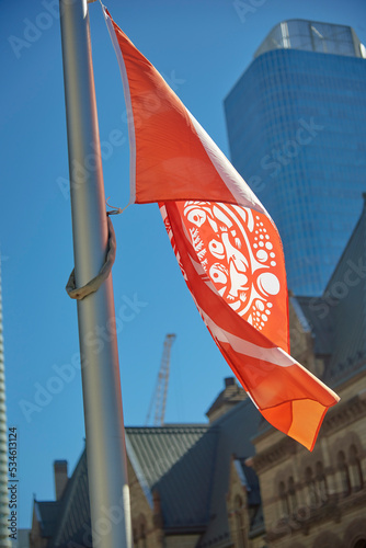 Принти на полотні Truth and reconciliation flag.