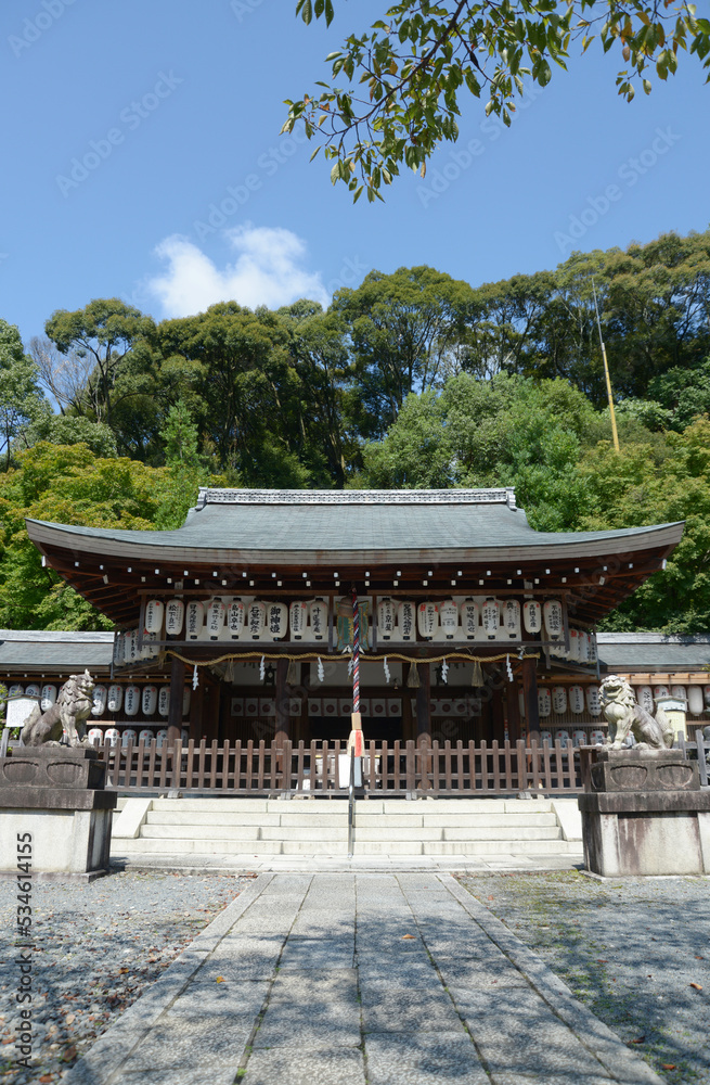 熊野若王子神社　拝殿　京都市左京区若王子町