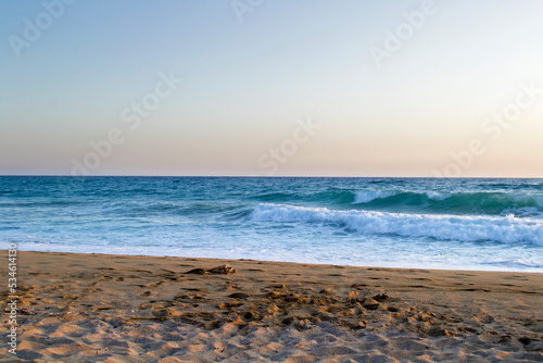 Vrahos beach in Preveza, Epirus, Greece.