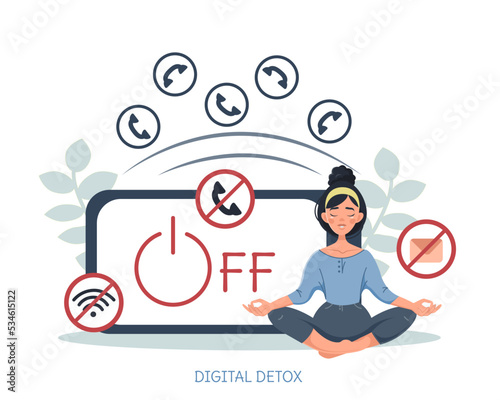 Rejection of negative news, gadgets, the Internet, social networks. Digital detox