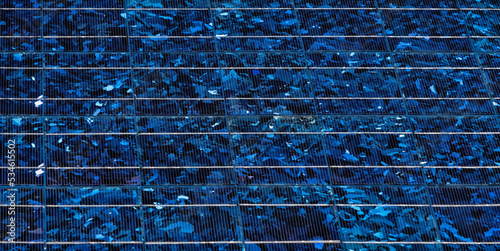 Close up of solar pannel