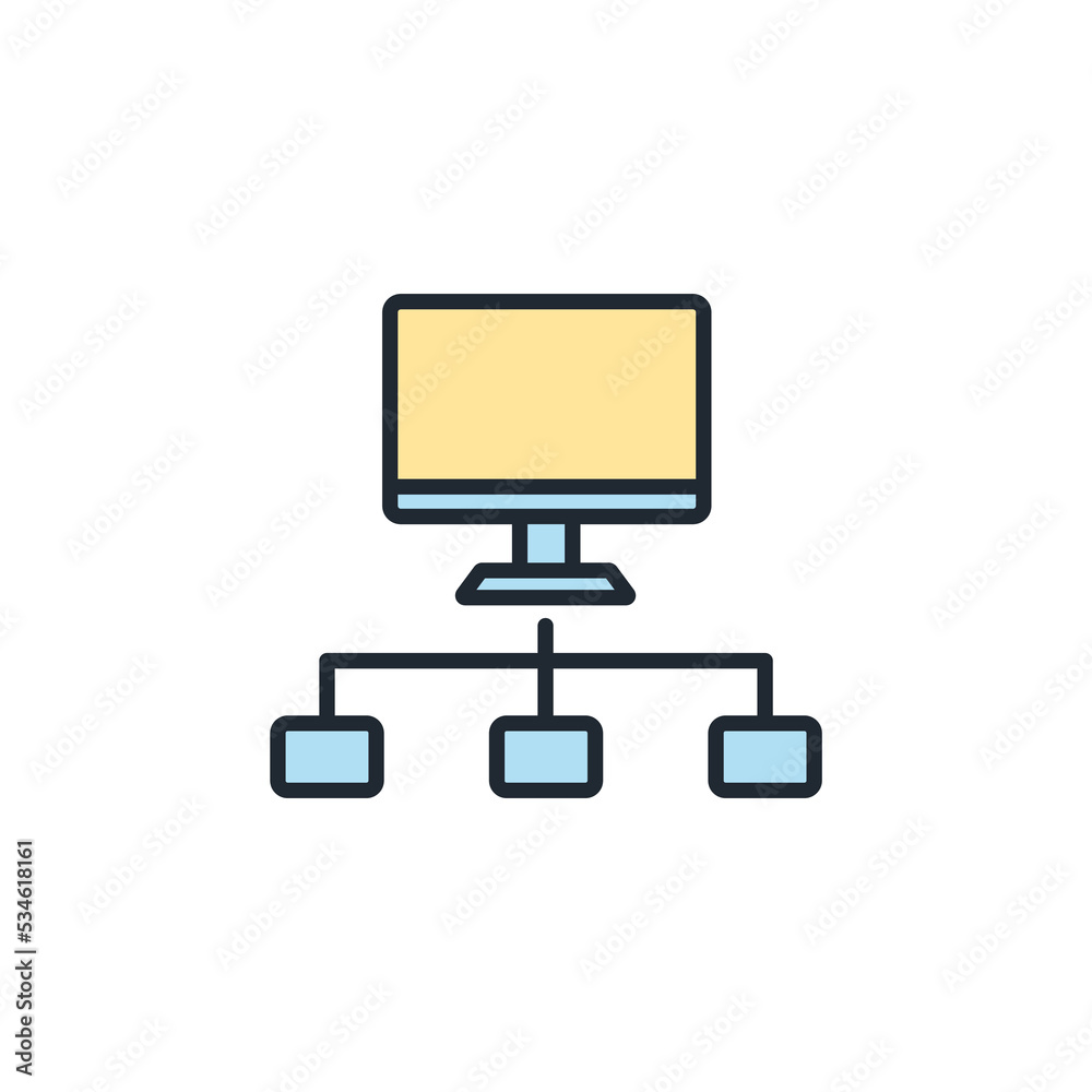 lan network icons symbol vector elements for infographic web lan network icons symbol vector elements for infographic web