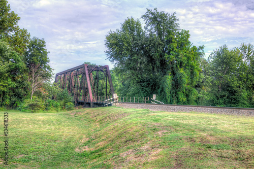 Bridge over Black River Union Pacific Bridge over the Black River in Poplar Bluff Missouri 