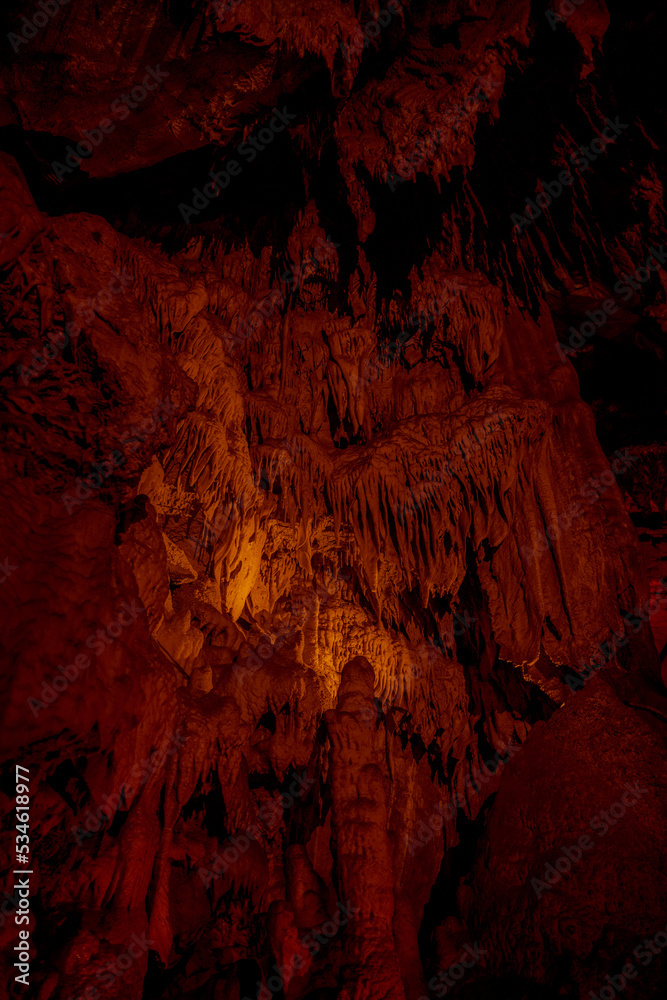 Intricate Texture of Formations In Mammoth Cave Intricate Texture of Formations In Mammoth Cave
