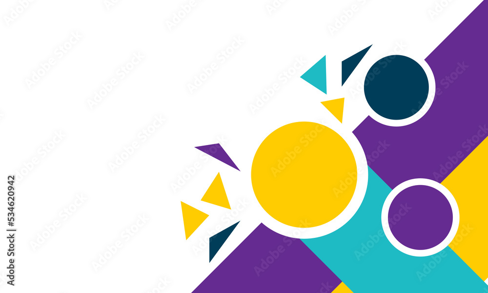 Abstract Background for Digital marketing social media template with multiple color accents Abstract Background for Digital marketing social media template with multiple color accents